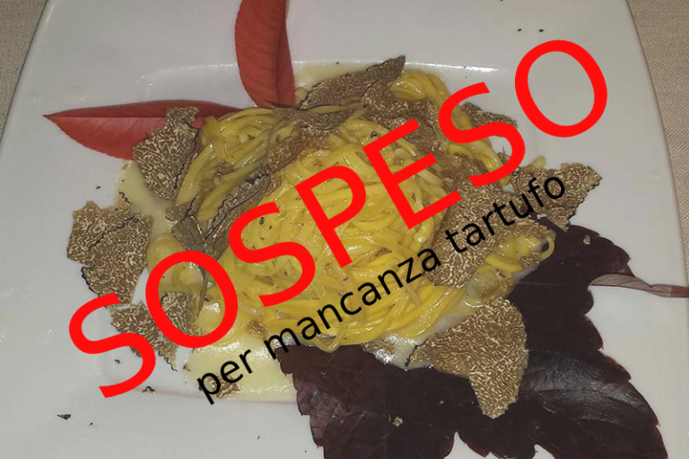 tagliolino tartufo sospeso